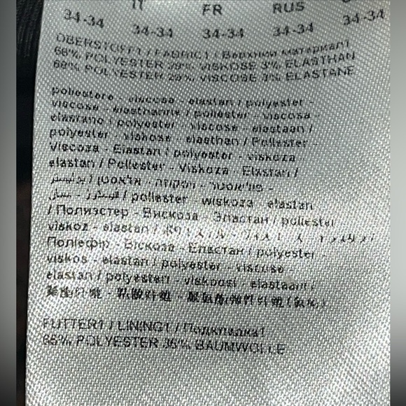 DRYKORN houndstooth Brown Black JEGER pants Stretch zip Up Tie Waist joggers 34 - Picture 12 of 16